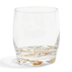Gifi Lot de 3 verres 29cl en verre transparent fond coloré rose/violet/orange| Vaisselle Et Accessoires De Table
