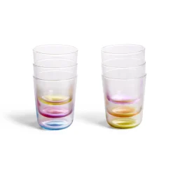 Vaisselle Et Accessoires De Table<Gifi Lot de 6 verres 31cl transparents avec fond coloré