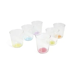 Vaisselle Et Accessoires De Table<Gifi Lot de 6 verres 31cl transparents avec fond coloré
