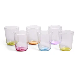 Vaisselle Et Accessoires De Table<Gifi Lot de 6 verres 31cl transparents avec fond coloré