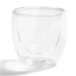 Gifi Lot de 2 verres double paroi 80ml| Vaisselle Et Accessoires De Table
