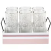 Gifi Lot de 6 verres hauts sur un plateau| Vaisselle Et Accessoires De Table