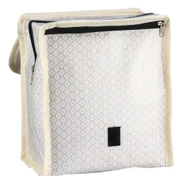 Conservation Alimentaire<Gifi Lunch bag réfrigérant beige et gris motif macramé