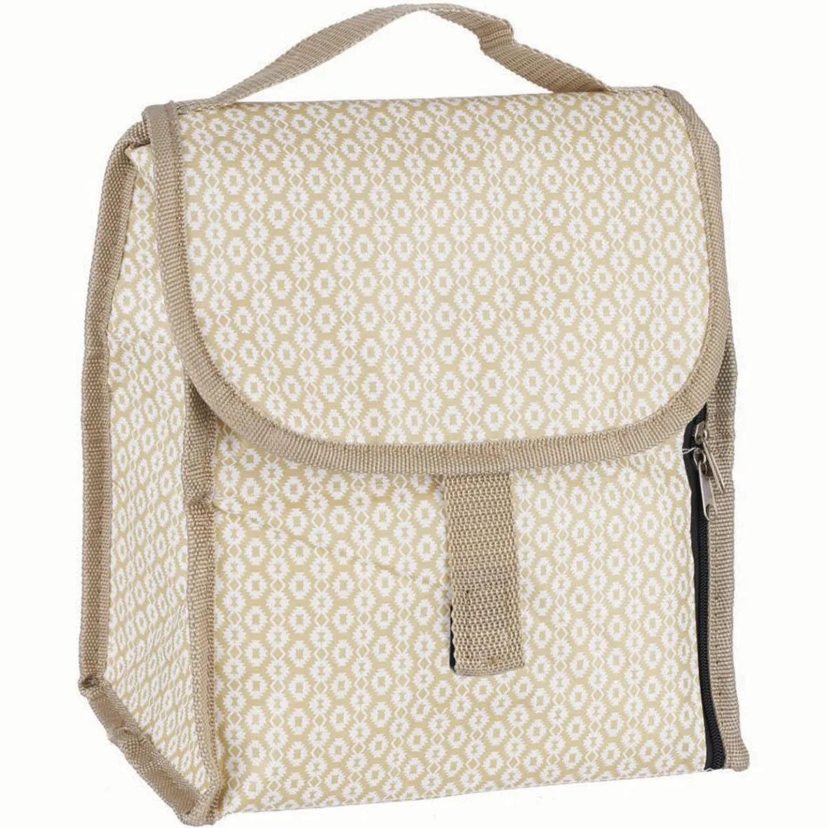 Conservation Alimentaire<Gifi Lunch bag réfrigérant blanc écru motif macramé 2,3 L