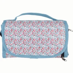 Conservation Alimentaire<Gifi Lunch bag réfrigérant blanc et bleu motif fleuri rouge 2,3 L