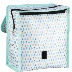 Conservation Alimentaire<Gifi Lunch bag réfrigérant blanc et bleu motif ananas multicolores