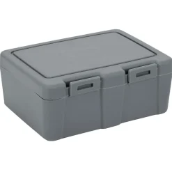 Conservation Alimentaire<Gifi Lunch box à 2 compartiments - Boîte alimentaire en plastique gris 1L