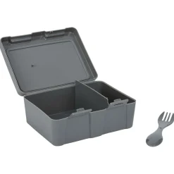 Conservation Alimentaire<Gifi Lunch box à 2 compartiments - Boîte alimentaire en plastique gris 1L