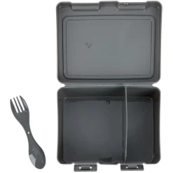 Conservation Alimentaire<Gifi Lunch box à 2 compartiments - Boîte alimentaire en plastique gris 1L