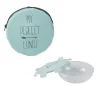 Conservation Alimentaire<Gifi Lunch box ronde "My perfect lunch" bleu