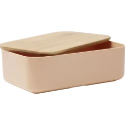 Conservation Alimentaire<Gifi Lunchbox en plastique avec couvercle bambou +sangle silicone 900 ml