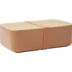 Conservation Alimentaire<Gifi Lunchbox en plastique avec couvercle bambou +sangle silicone 900 ml