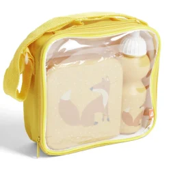 Conservation Alimentaire<Gifi Lunchbox enfant 720ml avec gourde 350ml et sac de transport renard orange