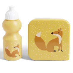 Conservation Alimentaire<Gifi Lunchbox enfant 720ml avec gourde 350ml et sac de transport renard orange