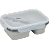 Conservation Alimentaire<Gifi Lunchbox rétractable 2 compartiments avec couvercle 3 coloris