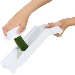 Préparation Culinaire<Gifi Mandoline multiusage 4 accessoires inox et plastique blanc
