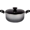 Cuisson<Gifi Marmite aluminium grise