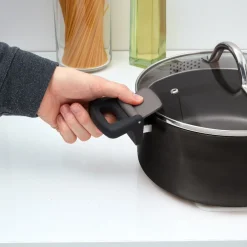 Cuisson<Gifi Marmite avec couvercle passoire ø 24 cm