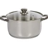 Cuisson<Gifi Marmite inox avec couvercle en verre