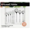 Gifi Menagère inox Russell Hobbs 6 personnes 44 pièces| Vaisselle Et Accessoires De Table