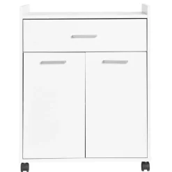 Rangement De Cuisine<Gifi Meuble blanc pour micro ondes Kooky