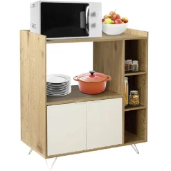 Rangement De Cuisine<Gifi Meuble de cuisine Kitchen en bois