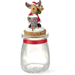 Conservation Alimentaire<Gifi Mini bonbonnière de Noël en verre