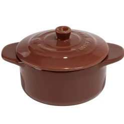 Cuisson<Gifi Mini cocotte en céramique avec couvercle