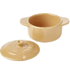 Cuisson<Gifi Mini cocotte en céramique avec couvercle