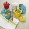 Cuisson<Gifi Mini cocotte ronde gris
