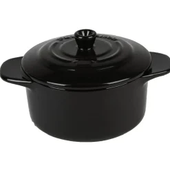 Cuisson<Gifi Mini cocotte ronde noir