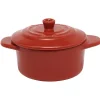 Cuisson<Gifi Mini cocotte ronde rouge