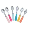 Gifi Mini cuillère inox manche plastique multicolore x6| Vaisselle Et Accessoires De Table