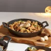 Cuisson<Gifi Mini plat à four rond en fonte avec poignées