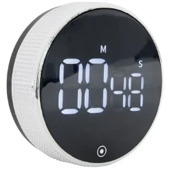Préparation Culinaire<Gifi Minuteur numérique magnétique noir Ø7,8x2,7cm