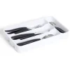 Gifi Ménagère 24 pièces avec range-couverts| Vaisselle Et Accessoires De Table