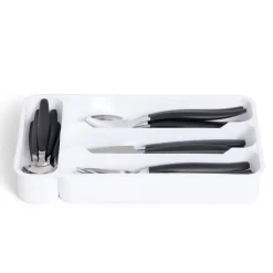 Gifi Ménagère 24 pièces avec range-couverts| Vaisselle Et Accessoires De Table