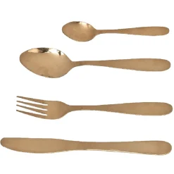 Vaisselle Et Accessoires De Table<Gifi Ménagère 16 pièces cuivre doré