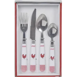 Gifi Ménagère 24 pièces design poule| Vaisselle Et Accessoires De Table