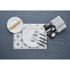 Vaisselle Et Accessoires De Table<Gifi Ménagère 24 pièces et support de rangement blanc