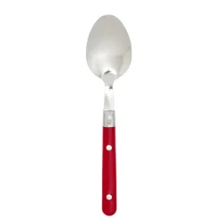 Gifi Ménagère 16 pièces inox manche plastique rouge| Vaisselle Et Accessoires De Table