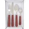Gifi Ménagère 24 pièces paillettes rouge| Vaisselle Et Accessoires De Table