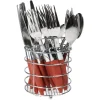 Vaisselle Et Accessoires De Table<Gifi Ménagère 24 pièces rouge