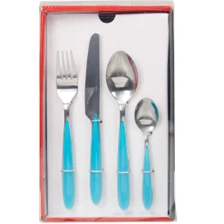 Vaisselle Et Accessoires De Table<Gifi Ménagère 24 pièces turquoise