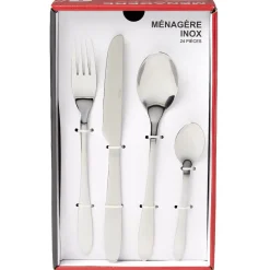 Gifi Ménagère inox 24 pièces| Vaisselle Et Accessoires De Table