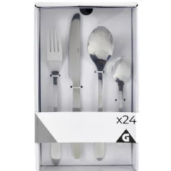 Vaisselle Et Accessoires De Table<Gifi Ménagère inox 24 pièces