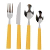 Vaisselle Et Accessoires De Table<Gifi Ménagère inox 16 pièces moutarde