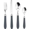 Vaisselle Et Accessoires De Table<Gifi Ménagère inox manche gris 24 pièces