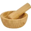 Préparation Culinaire<Gifi Mortier en bambou Ø15,8cm