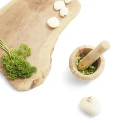 Préparation Culinaire<Gifi Mortier en bambou H14,5cm